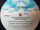 DONNA SUMMER Four Seasons of Love LP Blue Label PROMO Peeruvian