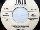 STEVE REO teen TWIN promo vg+ 45 Sweet Little Babyface Cross Made Of Stone e7997