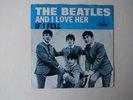 Beatles - Capitol 5235 - And I Love Her/If I fell 45 - Picture Sleeve - NM