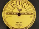Billy Riley Red Hot b/w Pearly Lee Original Sun 78 RPM