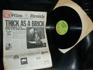 JETHRO TULL THICK AS A BRICK ORIG UK 1ST PRESS 1972 LP RARE NEWSPAPER COVER VG+