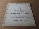 JEAN CHAMPEIL BACH SONATES SUITES SONATAS&PARTITAS VIOLIN VEGA FRANCE C 30 S 208