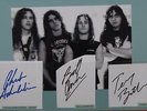 autograph CHUCK SCHULDINER signed DEATH ANDREWS BUTLER hard rock control denied