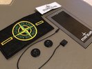 Stone Island Badge/Patch Sew On With 2 x Buttons Label And Tag Replacement Drake