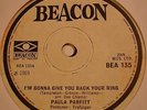paula parfitt-i,m gonna give you back your ring 1969 BEACON BEA 135northern V/G