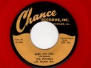 RARE DOOWOP-SPANIELS-CHANCE 1141-BABY, IT'S YOU/BOUNCE-RED WAX
