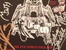 The Damned - The Evil Spirits Tour Signed Autographed Tour Flyer