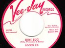 ROCKIN R's - Vee-Jay 346 - Hum Bug / The Mix - VG/VG+ INST PROMO 45 (orig; 1960)