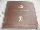 GRACIE FIELDS IN THE THEATRE 78 RECORDS HMV 1933 & HANDWRITTEN POSTCARD