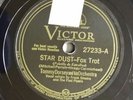 TOMMY DORSEY VICTOR 27233 STAR DUST/SWANEE RIVER 1940 FOX TROTS 78 RPM SINATRA