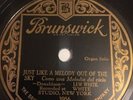 Lew White-My Angel/Just Like A Melody Out of the Sky/Brunswick 3956 10
