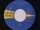 LOVE: That's The Way It Is / Same 45 (dj, Crossover Sweet Soul) Soul