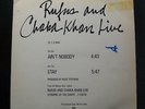Rufus And Chaka Khan Live - Ain't Nobody / Stay 12