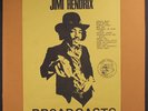 JIMI HENDRIX: Broadcasts LP (black vinyl, loose slip with plain orange sleeve,