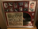 buddy holly lives Vinyl record with complete phonecard sets in a beautiful frame
