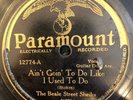 Paramount 12774 Beale Street Sheiks HUNTING BLUES/Ain't Gonna Do..  78rpm   1929