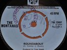 THE MONTANAS ROUNDABOUT UK PYE 45 1969 7