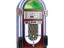 Jukebox vintage multimédia lecteur vinyle platine CD Bluetooth USB SD AUX FM