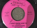 Northern Soul THE CONSTELLATIONS “I DIDN’T KNOW HOW TO” Original In Demand Oldie