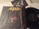 ANTHRAX - among the living LP ORG PRESS IN SHRINK dmm sterling etch VG/EXC DC9