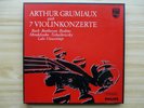 Philips SC71AX403 Grumiaux 7 Violin Concertos Holland ED 4lp Box Silver on Red