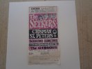 THE SEEKERS ETC JUNE 1965 CONCERT HANDBILL ABC CARLISLE COMPLETE RARE ORIGINAL