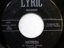 COOKIE & HIS CUPCAKES 45 Mathilda/I'm Twisted LYRIC rock NM ws1192