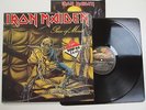 IRON MAIDEN - PIECE OF MIND LP VINYL EX/NR MINT Rare UK 1st Press Insert Shrink
