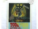 EX  JUDAS PRIEST A TOUCH OF EVIL tour pass VINYL Shaped Picture Pic Disc