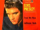 ELVIS PRESLEY (45 RPM) ITALY - RCA 45N 0616 - TREAT ME NICE - RARE RED COVER