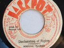 JOHNNY CLARKE - DECLARATION OF RIGHTS - JACKPOT ( ROOTS REGGAE 7 )