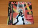 12 INCH SINGLE IRON MAIDEN HEAVY METAL ARMY MAIDEN JAPAN LIVE JAPAN OBI
