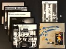 THROBBING GRISTLE Five Albums Box Set WITH BOOK+BADGE Rare Complete UK 1982