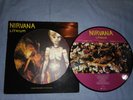 NIRVANA   lithium  1992 -  RARE FIRST UK PRESS - PICTURE DISC -SINGLES-EX++