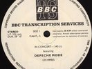 Depeche Mode In Concert 345 Rare Vinyl LP BBC Transcription London