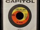 THE BEATLES-A Hard Day's Night-Near Mint Radio Station 45-CAPITOL #5222-Triangle
