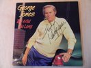 AUTOGRAPHED GEORGE JONES  TOO WILD , TOO LONG -33 1/3 LP-PHONO RECORD ALBUM-GIFT