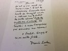Les Maries Jean Cocteau Milhaud Ades Lp Plus Francis Poulenc Signed Letter