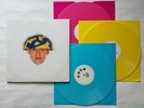 PET SHOP BOYS Relentless 12” promo x 3 pressed on yellow, blue & pink vinyl