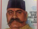 BADE GHULAM ALI KHAN sings Thumri on a long play record # 1516