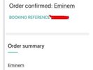 EMINEM Revival Tour Tickets - 3 x Standing Sunday 15th July