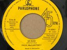PAUL McCARTNEY - So Bad / Pipes of Peace - RARE BARBADOS 45