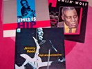 JOHN LEE HOOKER/HOWLIN'WOLF/JIMMY REED   3 1980's UK vinyl LP's. Blues, R'n'B.