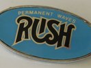 RUSH PERMANENT WAVES VINTAGE METAL PIN BADGE FROM THE 1980's SPIRIT OF RADIO
