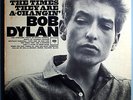 BOB DYLAN TIMES THEY ARE A-CHANGING RARE ORIG'63 COLUMBIA STEREO LP w/INSERT N/M