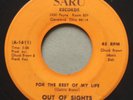 Rare Northern Soul Wall Hanger OUT OF SIGHTS For The Rest Of My Life SARU 1610