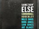 CANNONBALL ADDERLEY/MILES DAVIS Somethin' Else 1st BLUE NOTE 1595 MONO 63RD VG++