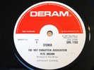 SLEEVELESS LP : EX-   Pete Brown/The Not Forgotten Association/1973 Deram LP