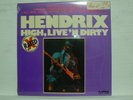 Jimi Hendrix HIGH, LIVE'N DIRTY RARE RED VINYL FACTORY SEALED 1978 NUTMEG RECORD
