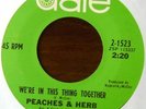 PEACHES & HERB - We're in this thing together / Let's fall in love - DATE